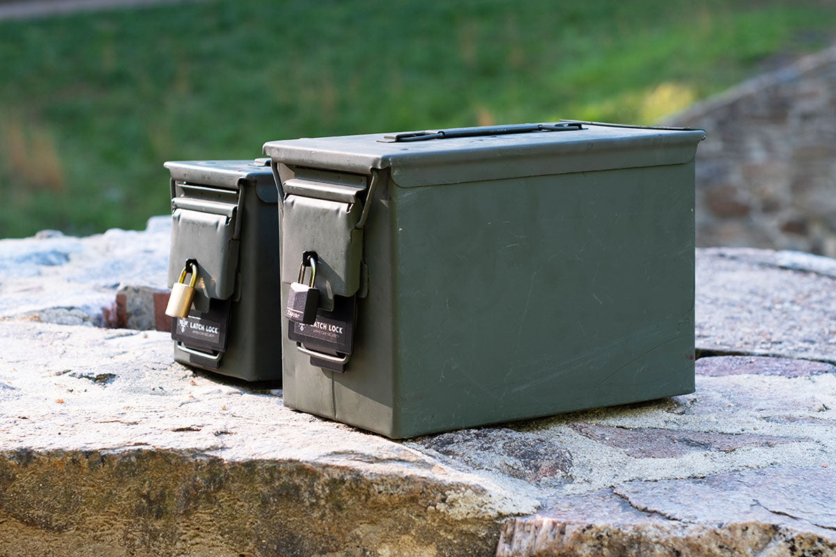 Fat 50 cal SAW PA-108 U.S. Military surpulus ammo can for Latch Lock